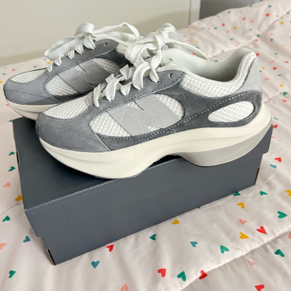 New Balance Gray and White Women's Sneakers